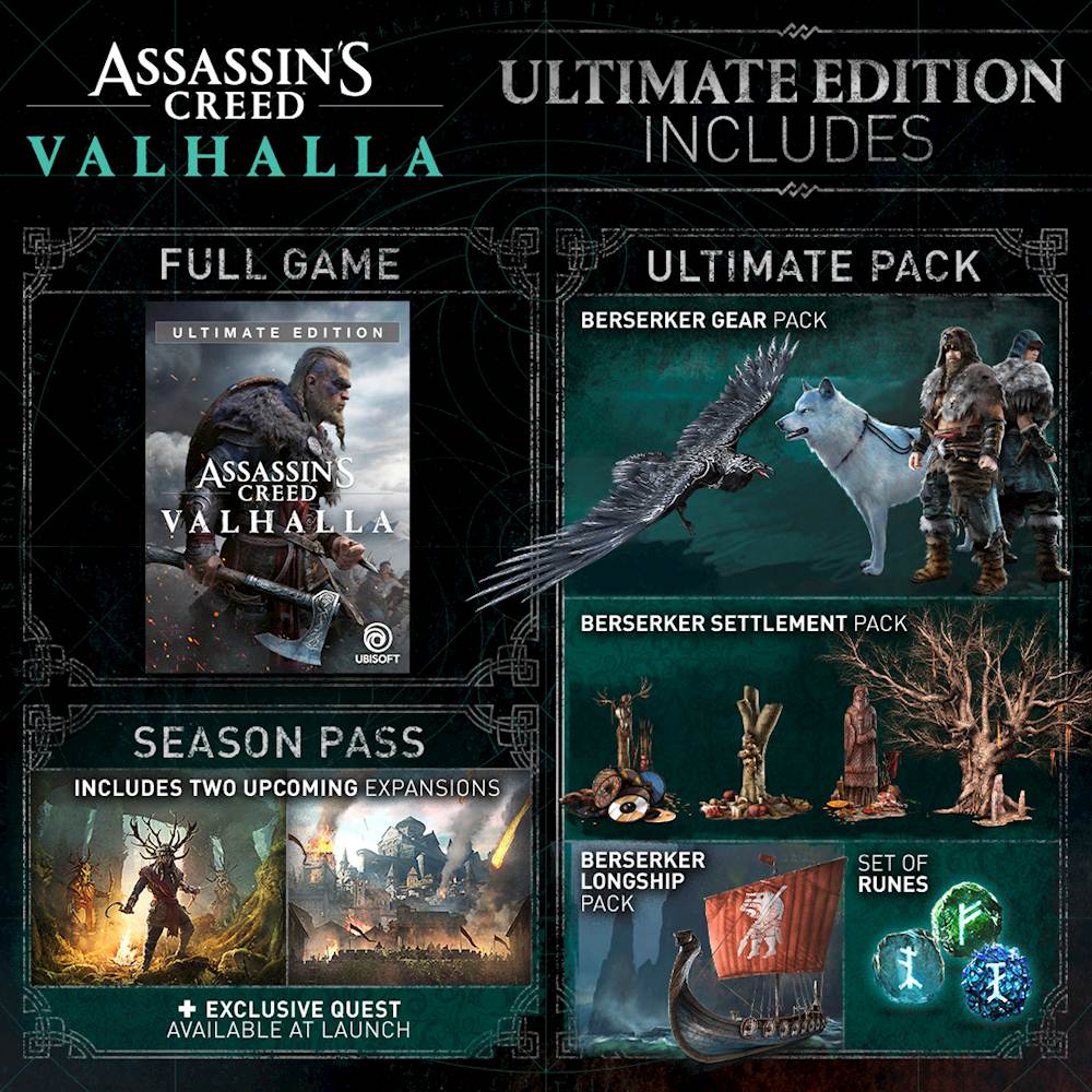 Assassin S Creed Valhalla Ultimate Edition Xbox One Digital Item