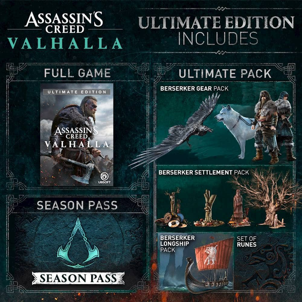 Buy Assassin's Creed: Valhalla - Ultimate Edition (Xbox One) from