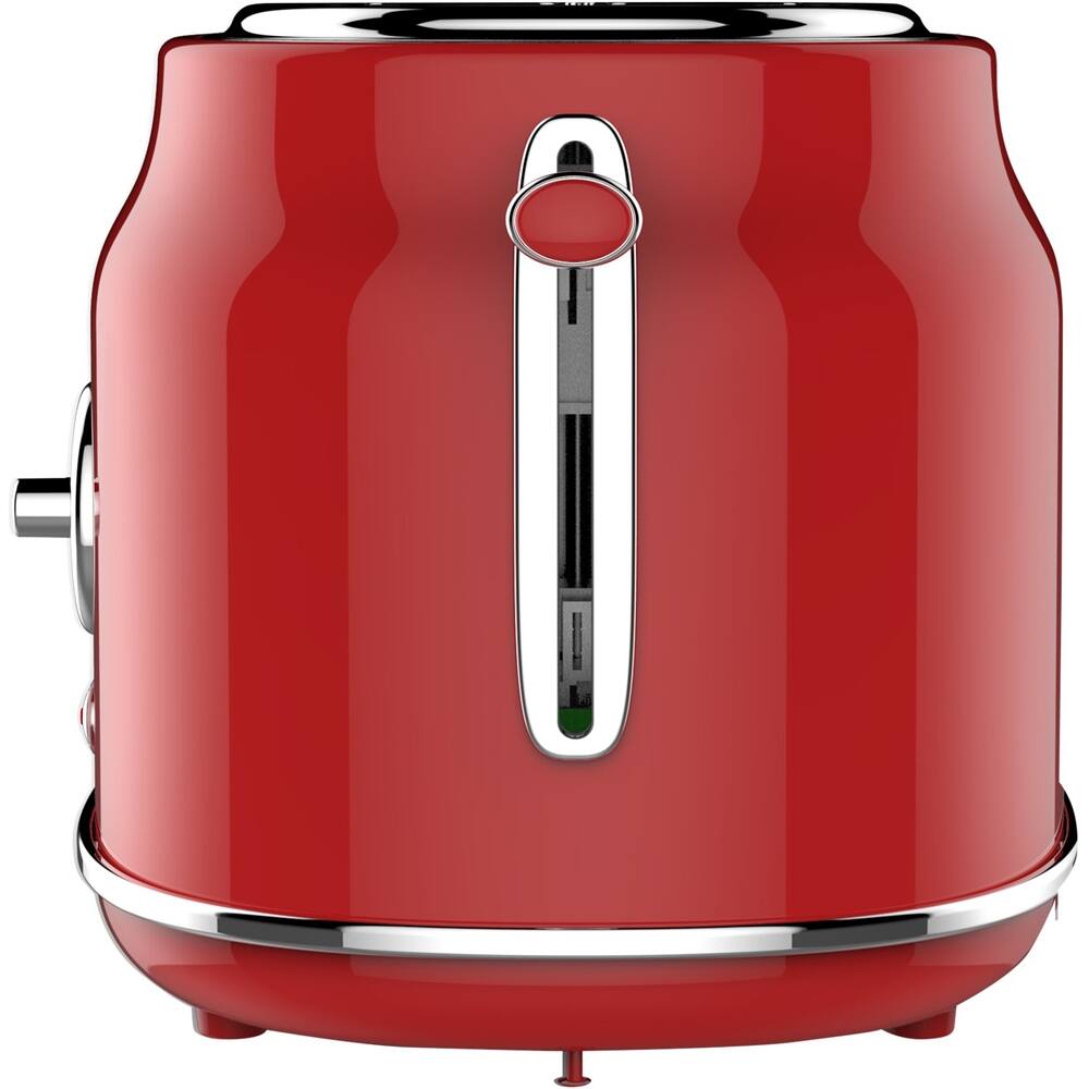 Angle. Frigidaire - Retro 2-Slice Toaster - Red.