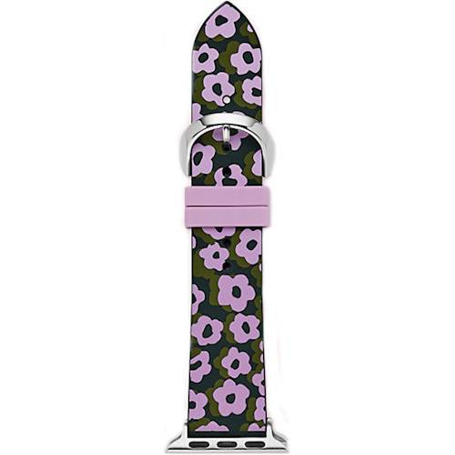 kate spade new york - New York Watch Strap for Apple WatchÂ® 38mm and 40mm - Flair Flora/Silver-Tone Buckle was $68.99 now $54.99 (20.0% off)