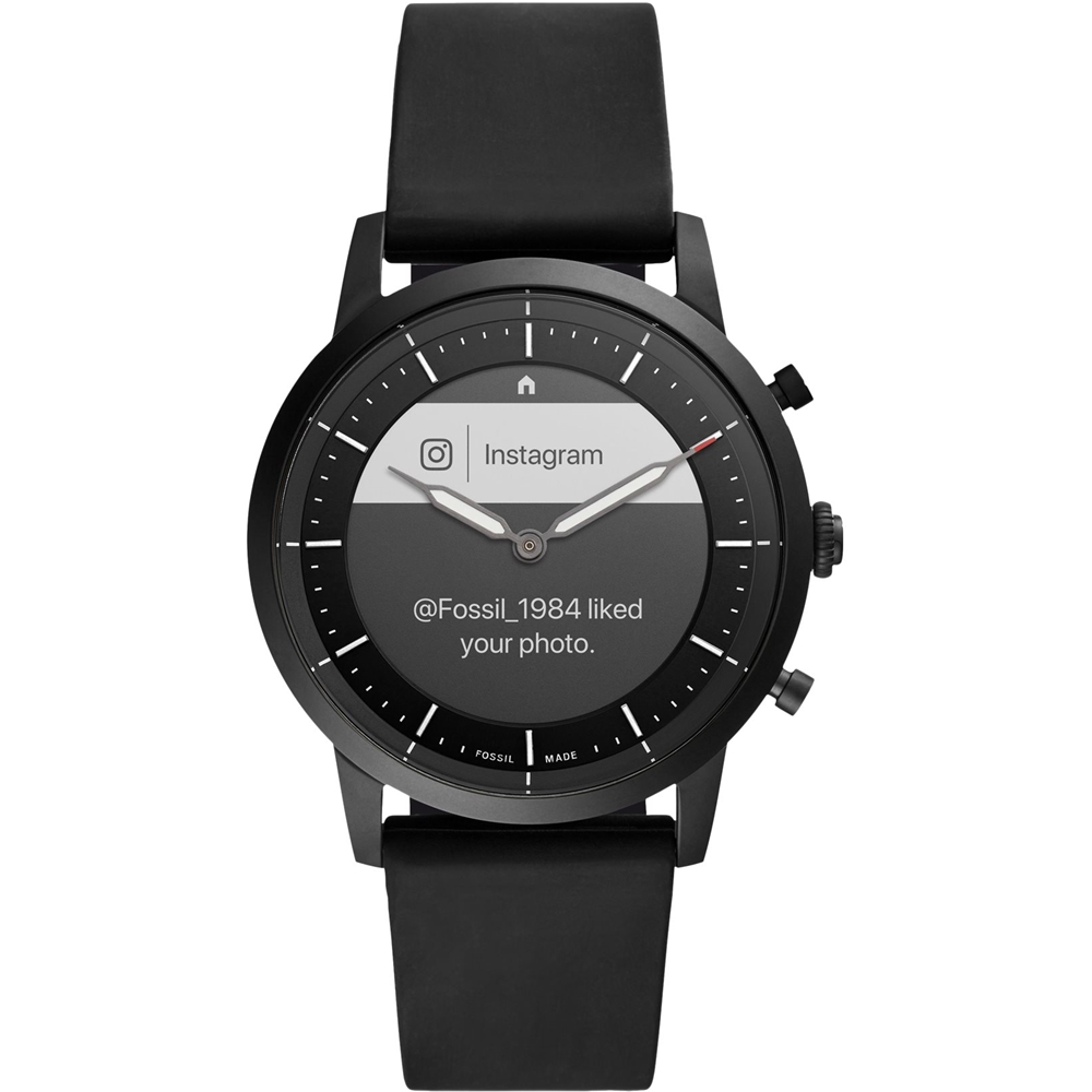 Best Buy: Fossil Hybrid HR Smartwatch 42mm Black FTW7010