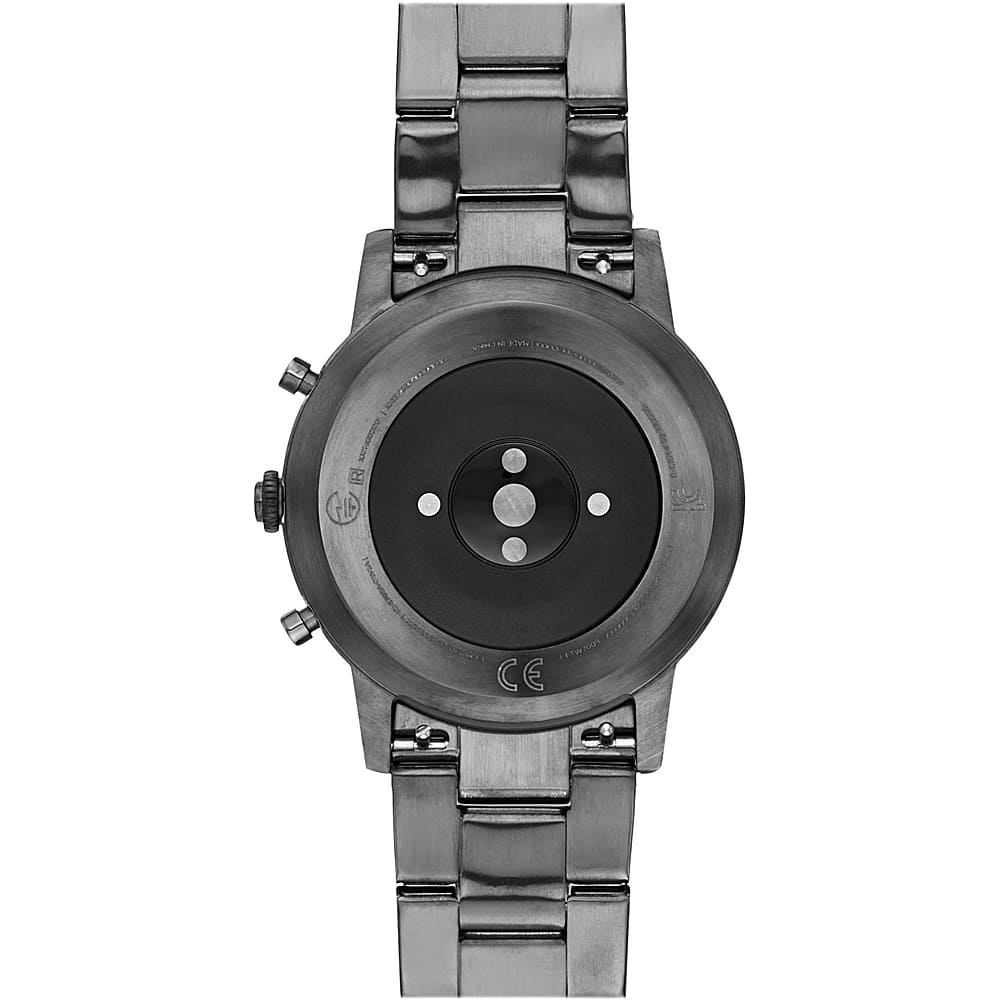 Angle View: Fossil - Hybrid HR Smartwatch 42mm - Smoke