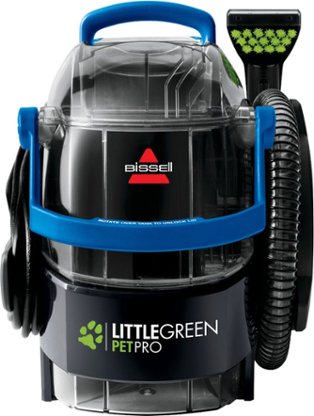 BISSELL - Little Green Pet Pro Corded Deep Cleaner - Cobalt Blue/Titanium