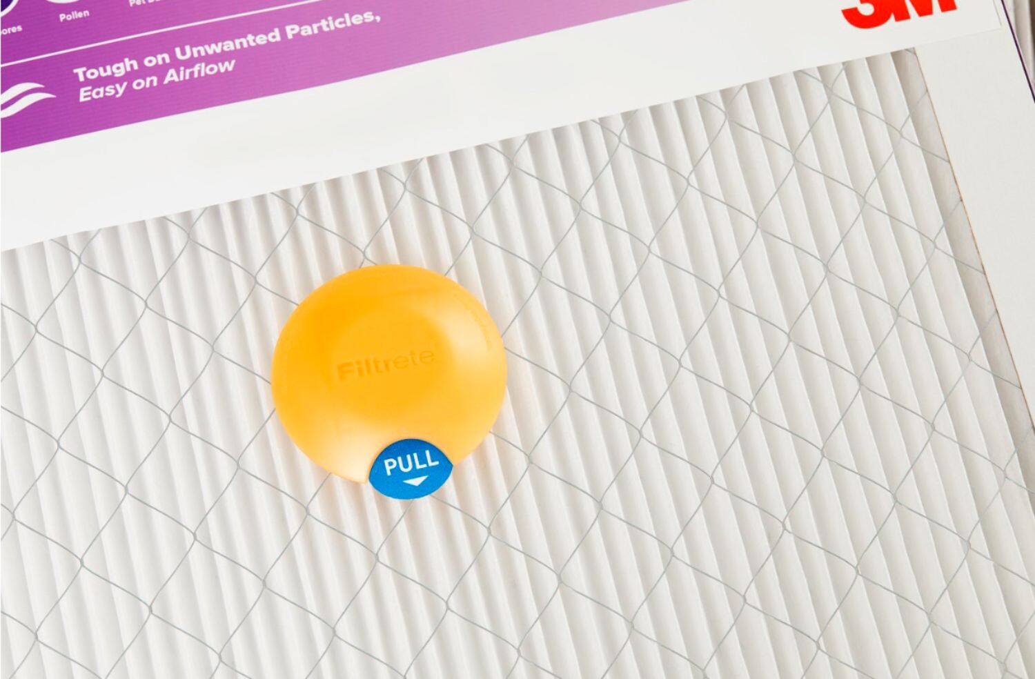 Alt View 14. Filtrete - 16" x 25" x 1" Allergen, Bacteria and Virus Smart Air Filter - White.