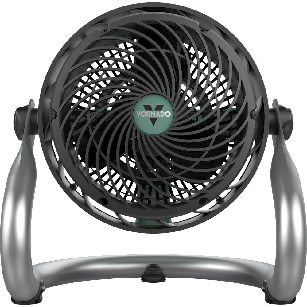 Left View: Lasko - 16" Oscillating Wall Mount Fan with Anti-Rust Grills - Gray