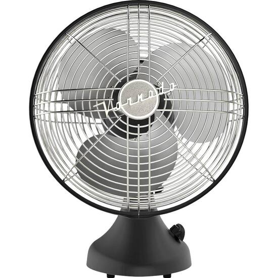 Vornado Silver Swan S Oscillating Vintage Fan Matte Black FA1