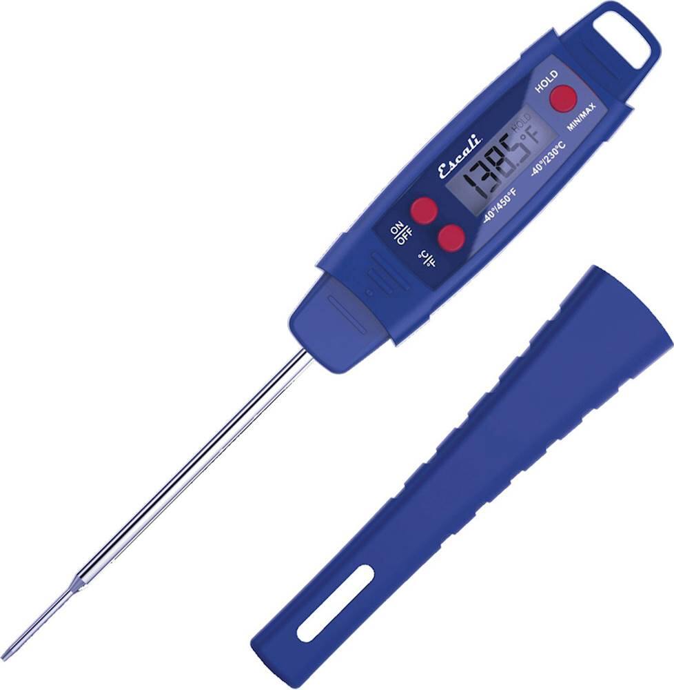 Alt View 11. Escali - Water Resistant Digital Thermometer - Blue.