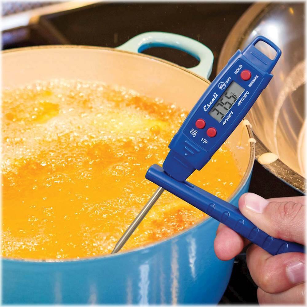 Alt View 16. Escali - Water Resistant Digital Thermometer - Blue.