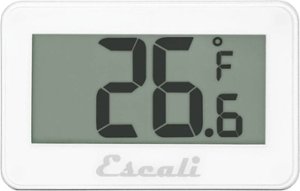 Escali - Digital Refrigerator/Freezer Thermometer - White - Front_Zoom
