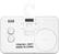 Alt View 12. Escali - Digital Refrigerator/Freezer Thermometer - White.