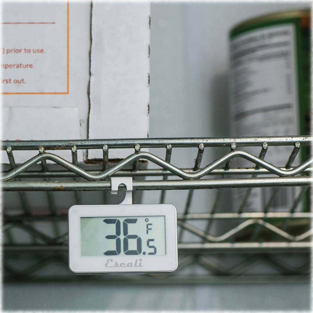 Escali THDLRFSS Refrigerator/Freezer Thermometer, NSF