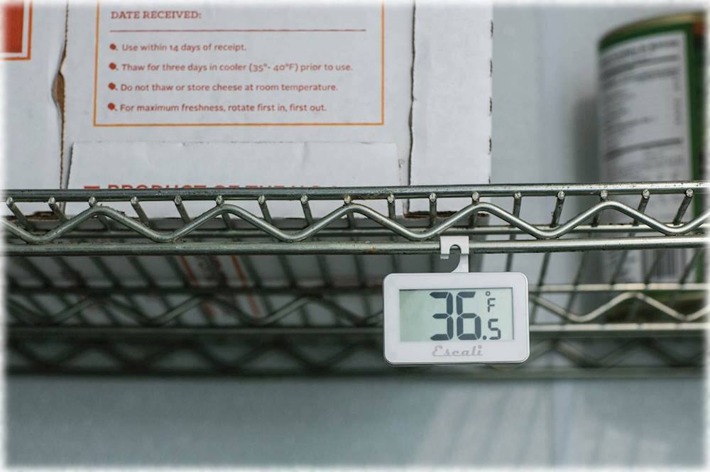 Alt View 14. Escali - Digital Refrigerator/Freezer Thermometer - White.