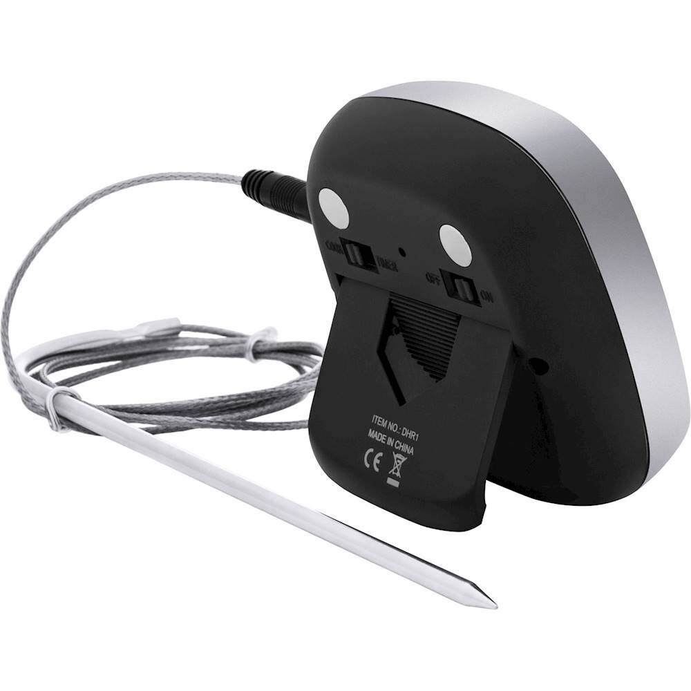 Alt View 15. Escali - Touch-Screen Thermometer and Timer - Black.