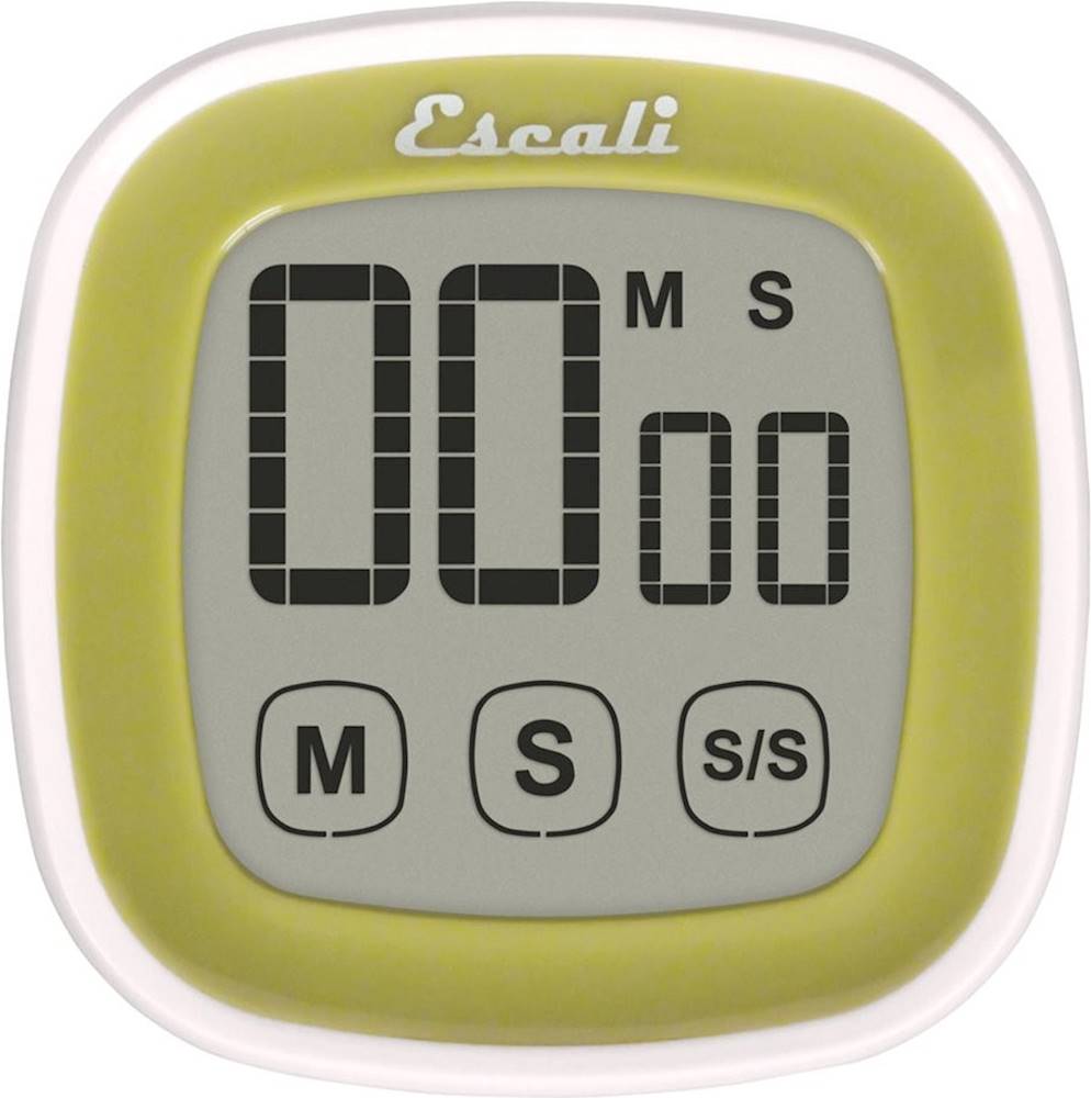 Angle View: Escali - Touch-Screen Digital Timer - Green