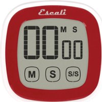 Escali - Touch-Screen Digital Timer - Red/White - Angle_Zoom