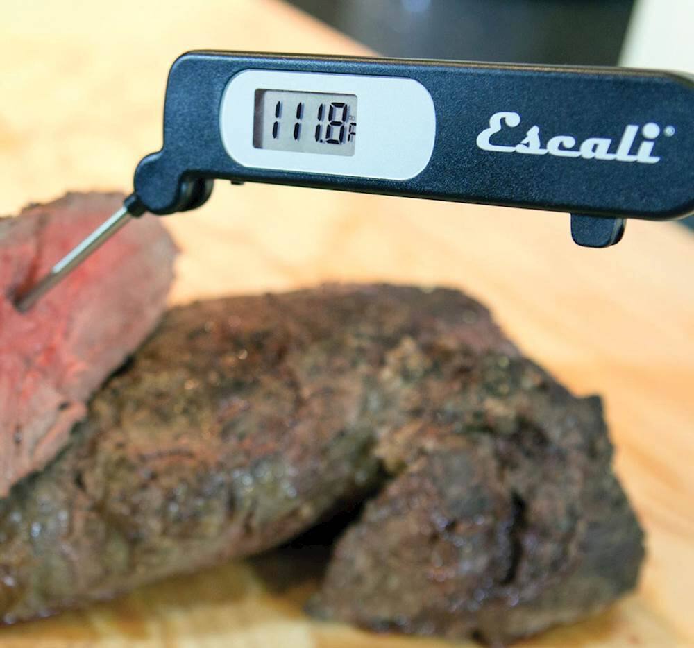 Alt View 14. Escali - Folding Digital Thermometer - Black.
