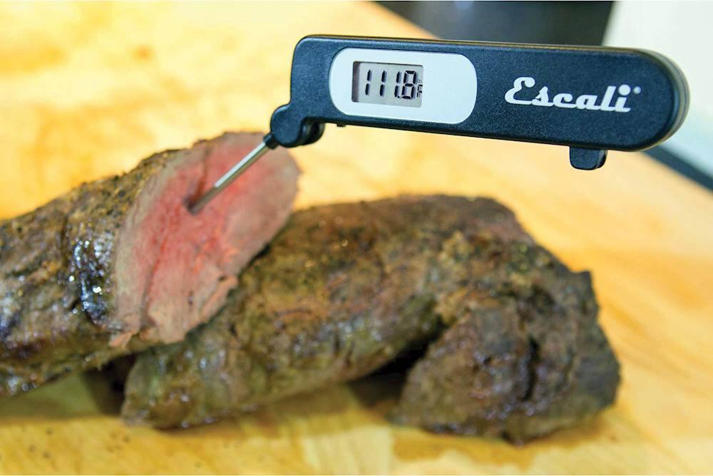 Alt View 15. Escali - Folding Digital Thermometer - Black.