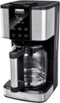 Angle. Bella Pro Series - 14-Cup Touchscreen Coffee Maker - Stainless Steel.