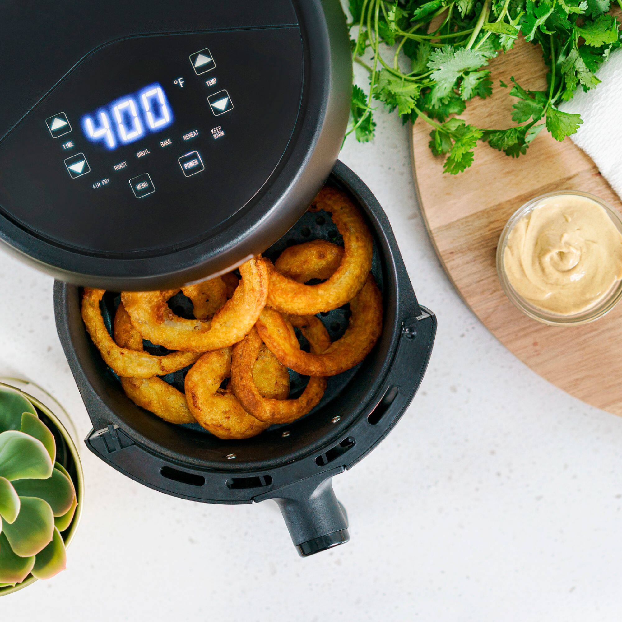 Alt View 19. Bella Pro Series - 2-qt. Digital Air Fryer - Matte Black.