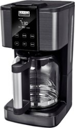 Bella Pro Series - 14-Cup Touchscreen Coffee Maker - Black Stainless Steel - Angle_Zoom