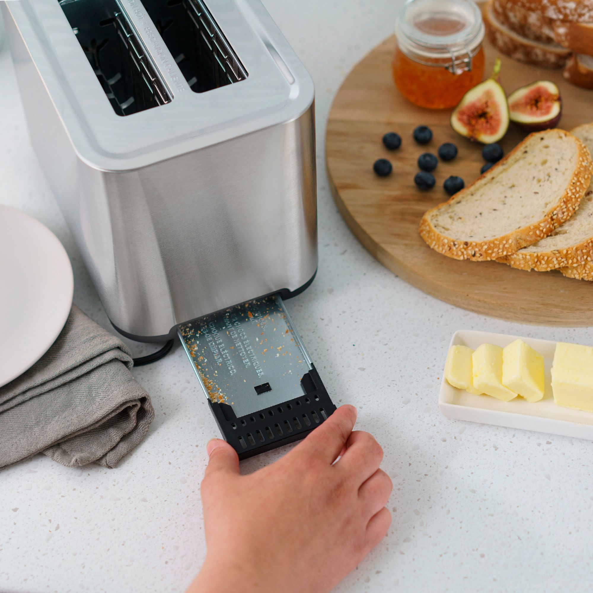 Bella 2-Slice Extra-Wide Slot Toaster White 17189 - Best Buy