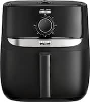 Bella Pro Series - 6-qt. Analog Air Fryer - Black Matte - Front_Zoom