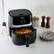 Alt View 17. Bella Pro Series - 6-qt. Analog Air Fryer - Black Matte.