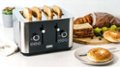 Alt View Zoom 11. Bella Pro Series - 4-Slice Digital Touchscreen Toaster - Stainless Steel.