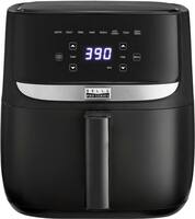 Bella Pro Series - 6-qt. Touchscreen Air Fryer - Black Matte - Front_Zoom
