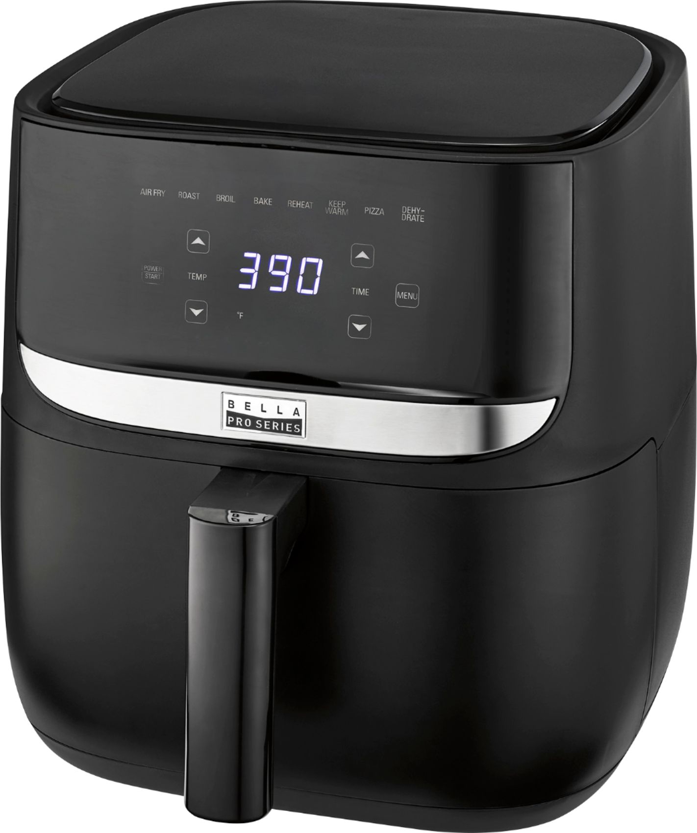 Bella Pro Series 6-qt. Digital Air Fryer Black 90165 - Best Buy