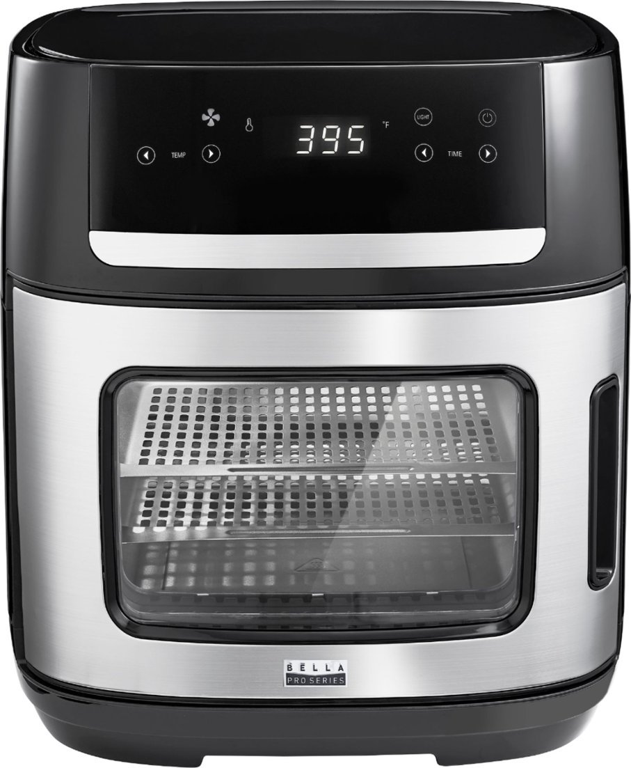 Zoom in on Front Zoom. Bella Pro Series - 12.6-qt. Digital Air Fryer Oven - Stainless Steel.
