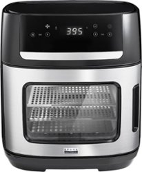 Bella Pro Series - 12.6-qt. Digital Air Fryer Oven - Stainless Steel - Front_Zoom