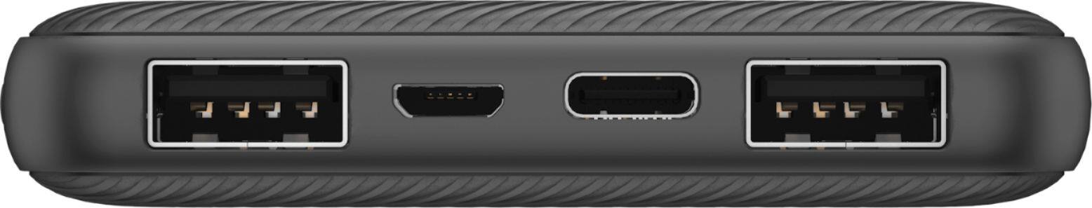 Alt View 1. Energizer - MAX 10,000mAh Ultra-Slim High Speed Universal Portable Charger for Apple, Android, Google, Samsung & USB Enabled Devices - Black.