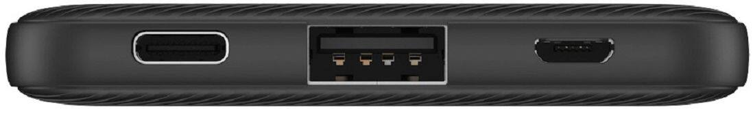 Alt View 13. Energizer - MAX 5,000mAh Ultra-Slim, High Speed Universal Portable Charger for Apple, Android, Google, Samsung & USB Enabled Devices - Black.