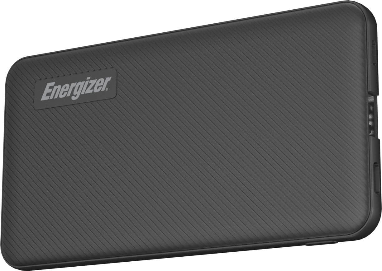 Alt View 15. Energizer - MAX 5,000mAh Ultra-Slim, High Speed Universal Portable Charger for Apple, Android, Google, Samsung & USB Enabled Devices - Black.