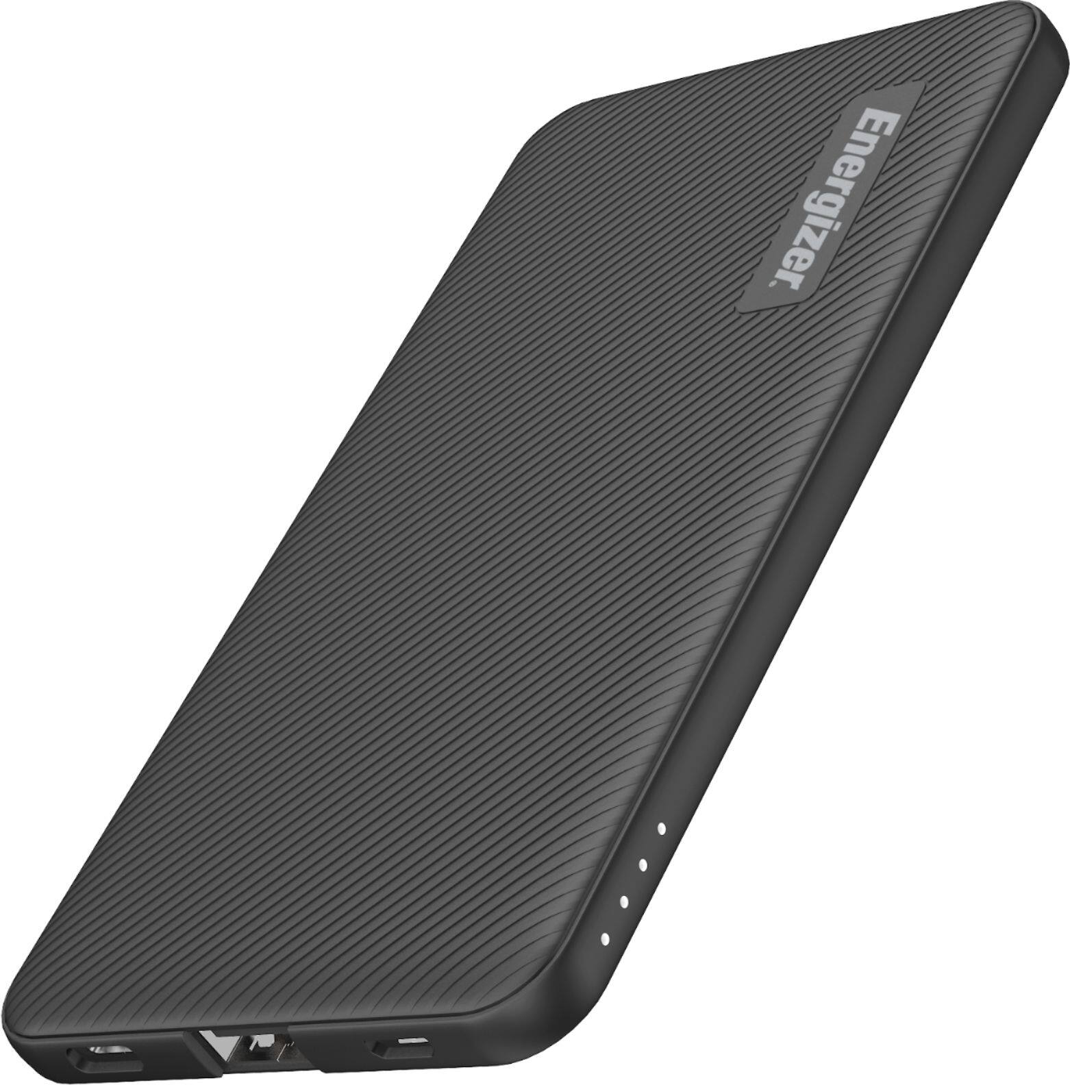 Alt View 16. Energizer - MAX 5,000mAh Ultra-Slim, High Speed Universal Portable Charger for Apple, Android, Google, Samsung & USB Enabled Devices - Black.