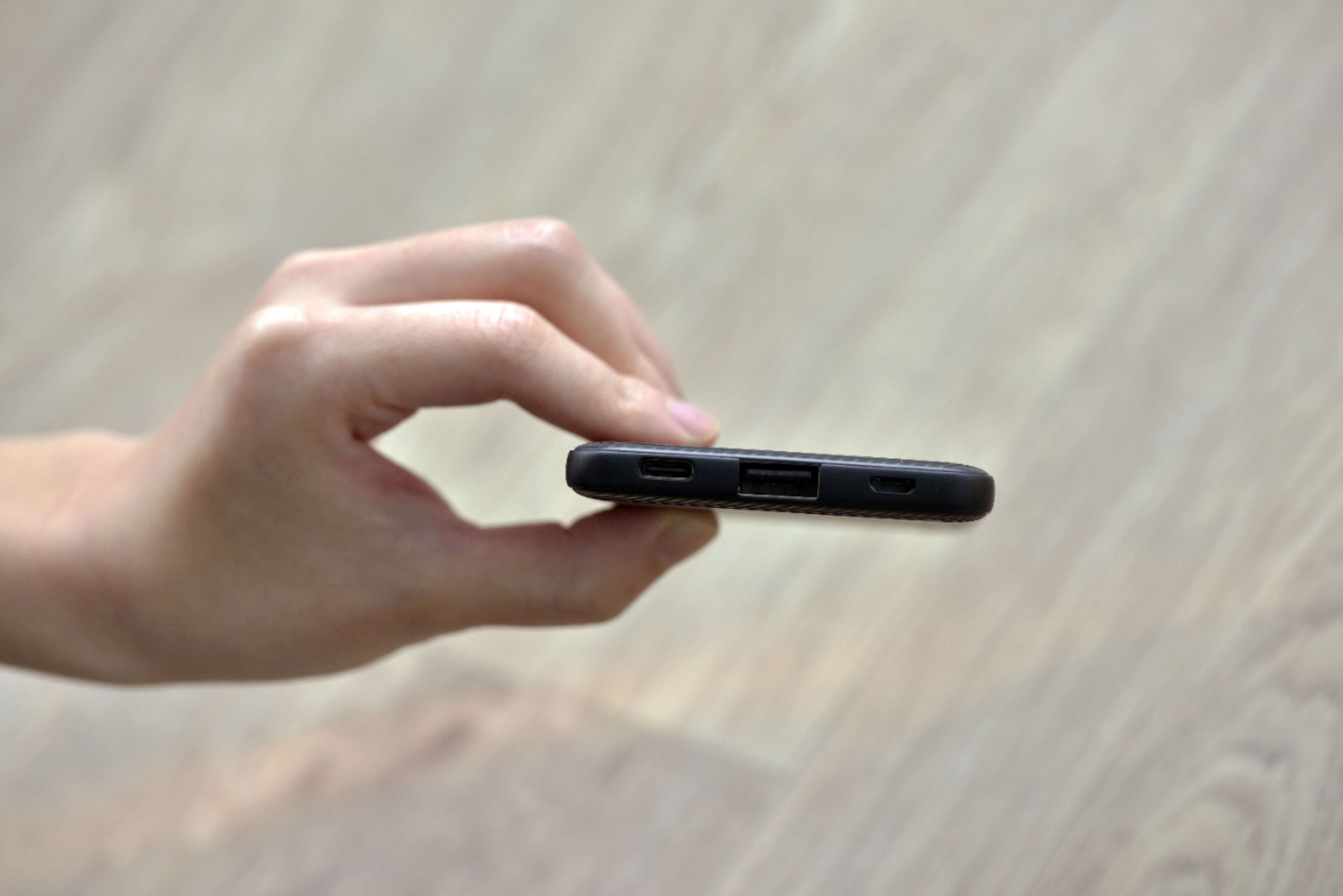 Alt View 18. Energizer - MAX 5,000mAh Ultra-Slim, High Speed Universal Portable Charger for Apple, Android, Google, Samsung & USB Enabled Devices - Black.