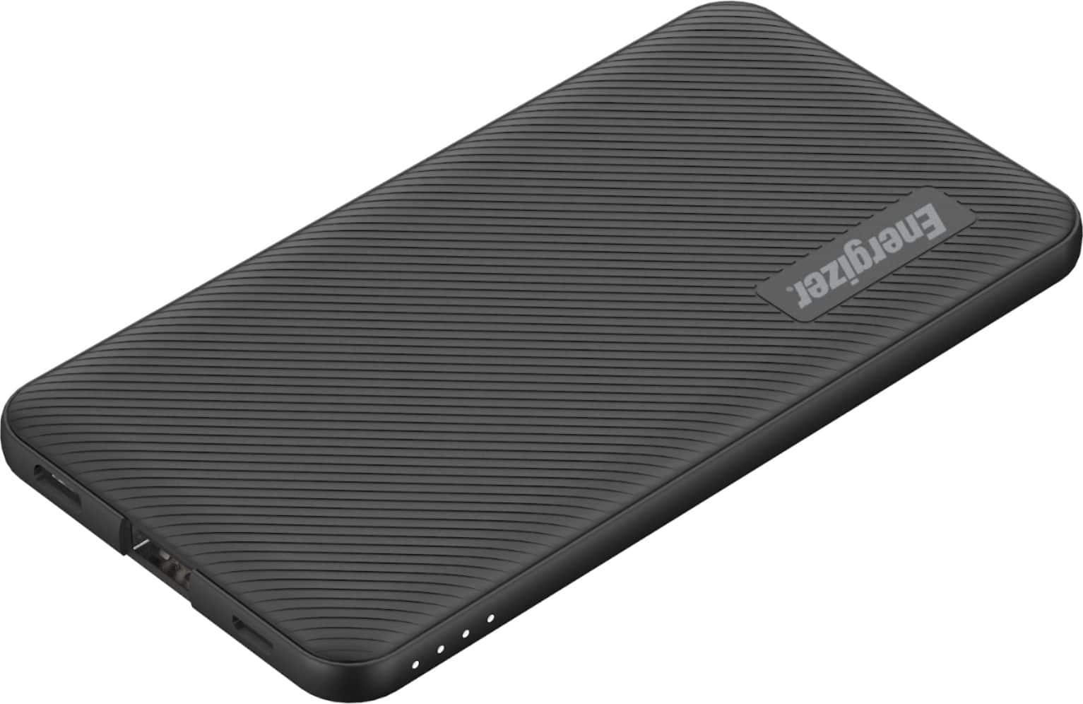 Alt View 1. Energizer - MAX 5,000mAh Ultra-Slim, High Speed Universal Portable Charger for Apple, Android, Google, Samsung & USB Enabled Devices - Black.