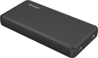 Front Zoom. Energizer - MAX 20,000mAh High Speed Universal Portable Charger for Apple, Android, Google, Samsung & USB Enabled Devices - Black.