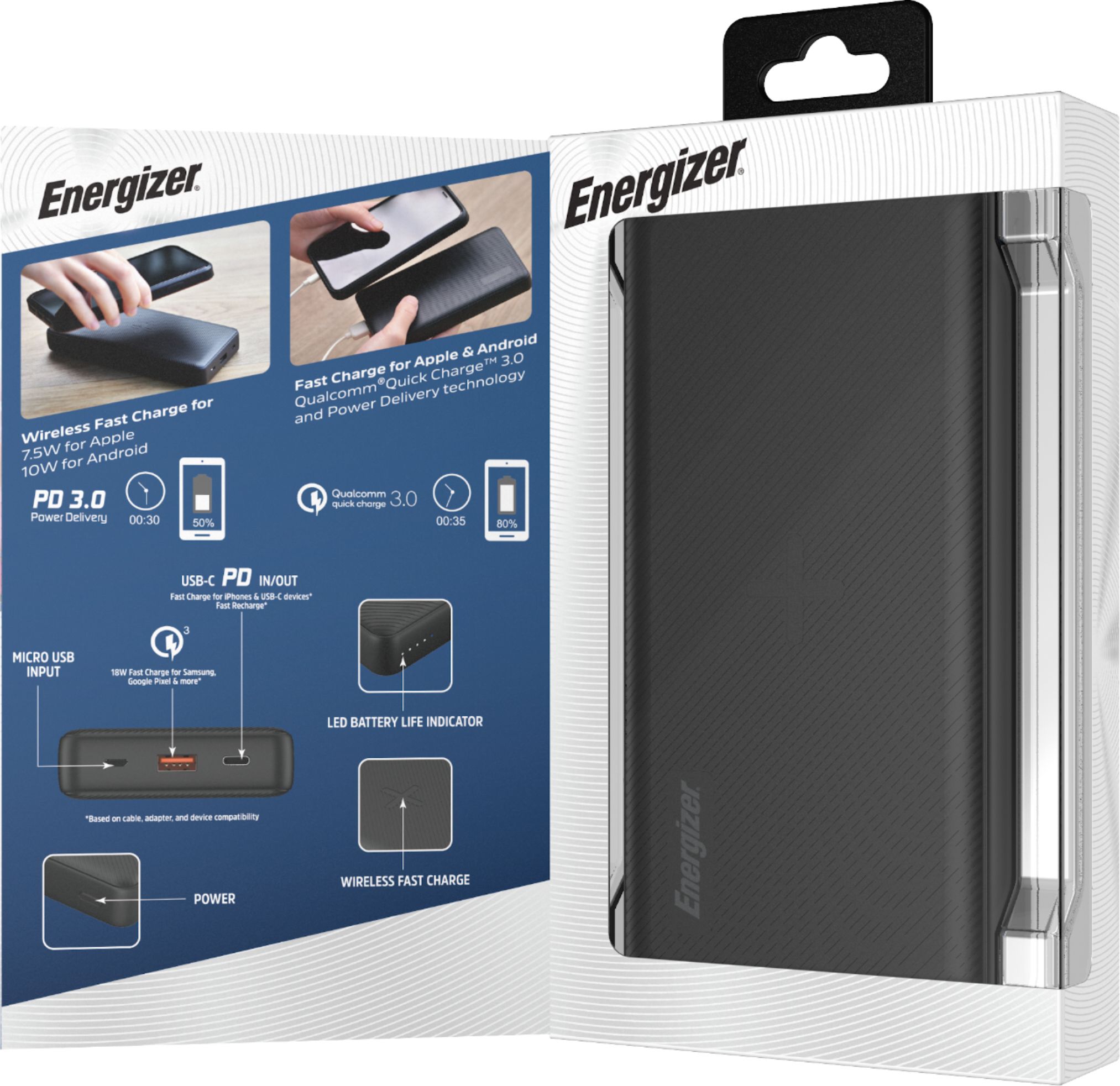 Best Buy: Energizer Ultimate Lithium 20,000mAh 18W Fast Charge