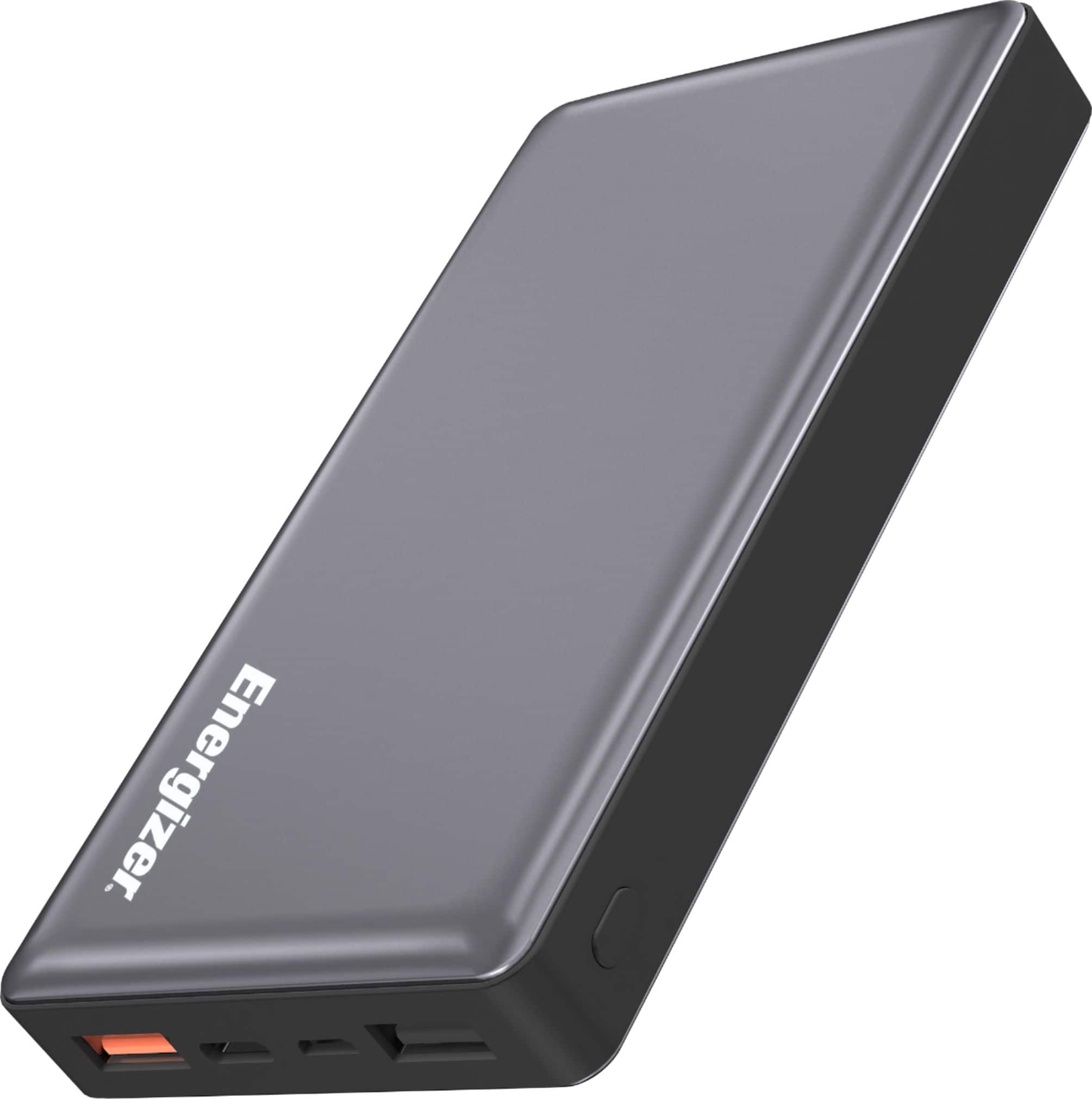 Alt View 11. Energizer - Ultimate Lithium 20,000mAh 18W Fast Charge Portable Charger/Power Bank QC 3.0 & PD 3.0 for Apple, Android & USB Devices - Gray.