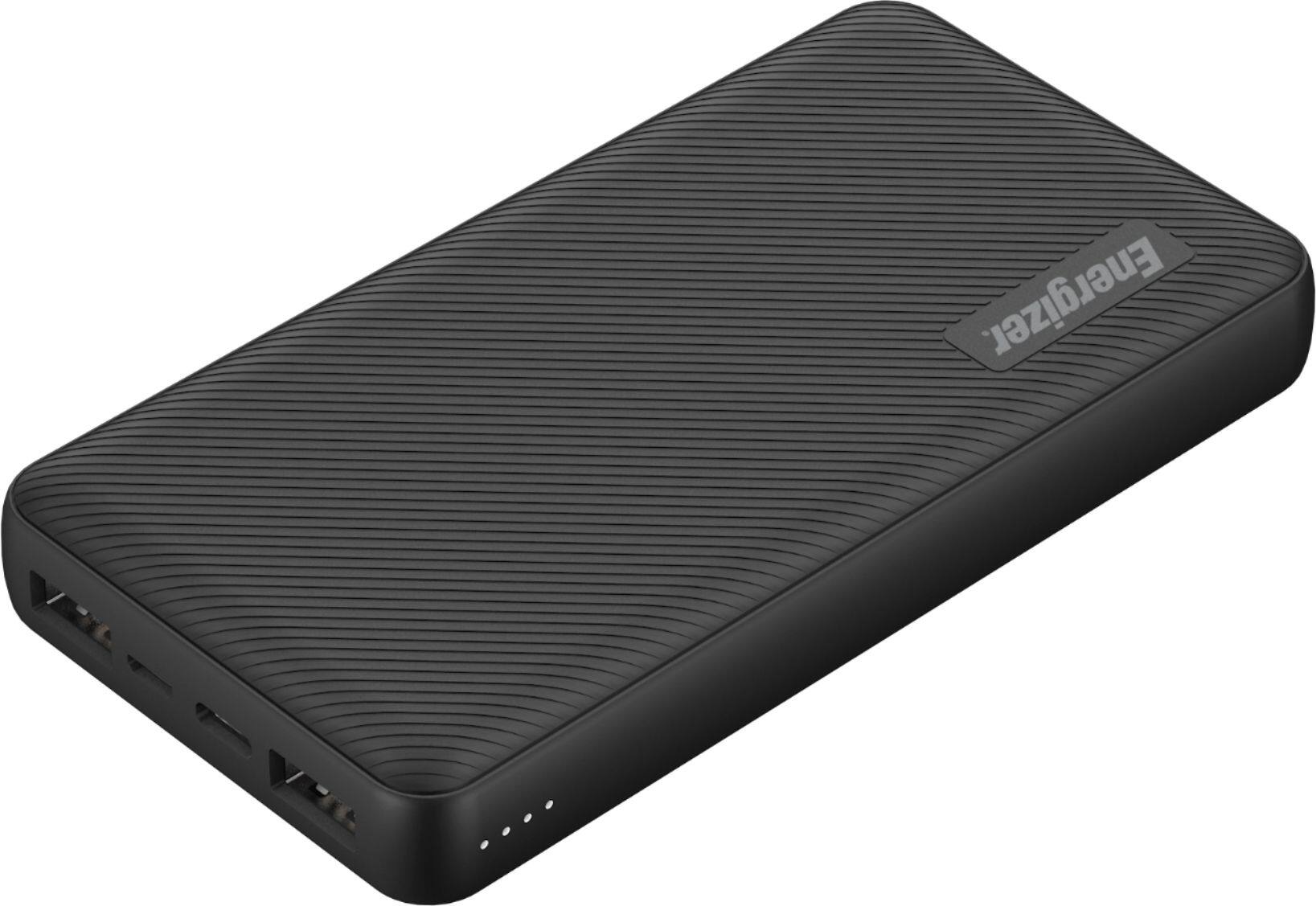 Alt View 1. Energizer - MAX 15,000mAh Ultra-Slim High Speed Universal Portable Charger for Apple, Android, Google, Samsung & USB Enabled Devices - Black.
