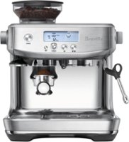 Breville - the Barista Pro™ with a ThermoJet heating system, 3 second heat up time and precise espresso extraction - Brushed Stainless Steel - Front_Zoom