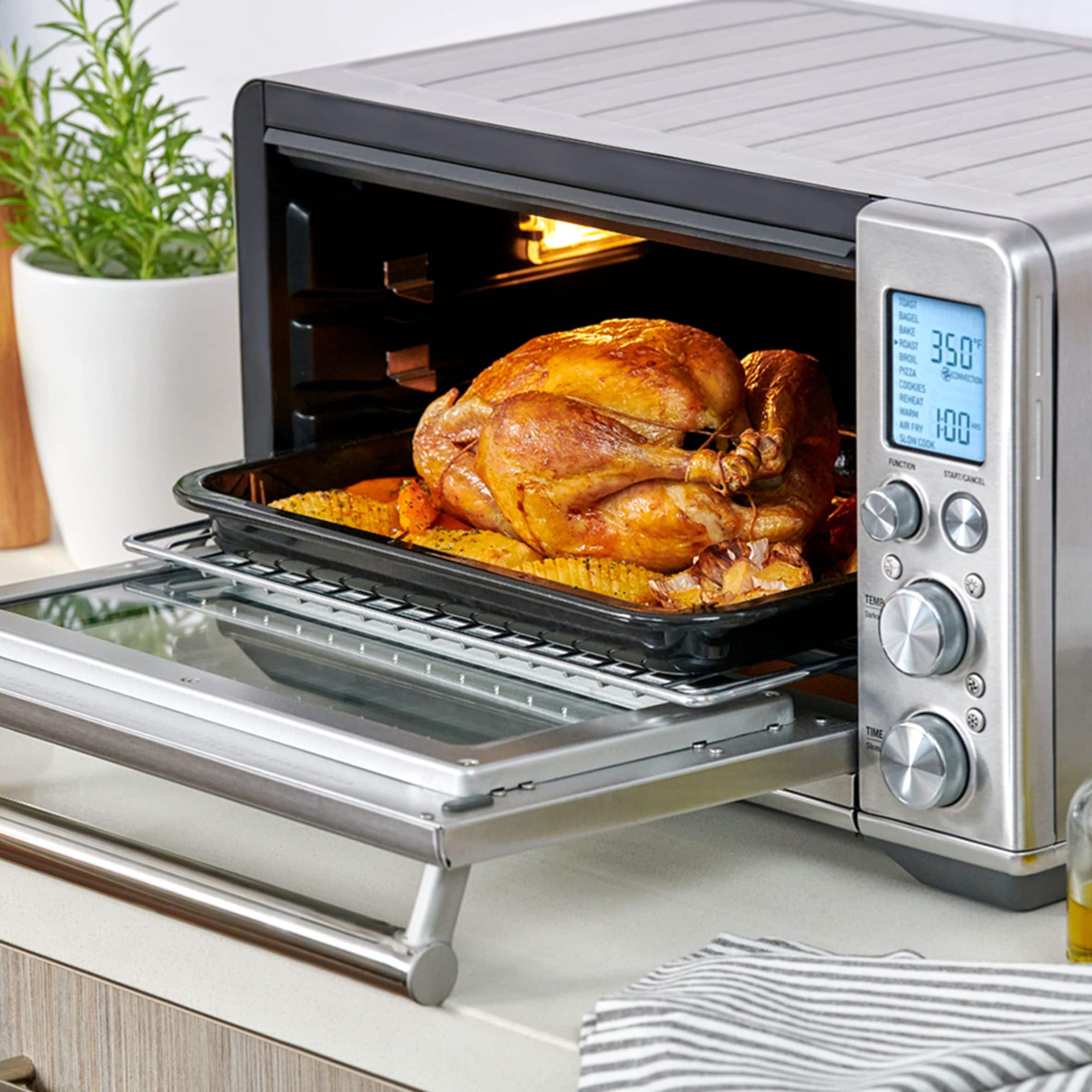 Alt View 16. Breville - Smart Oven Air Fryer - Brushed Stainless Steel.
