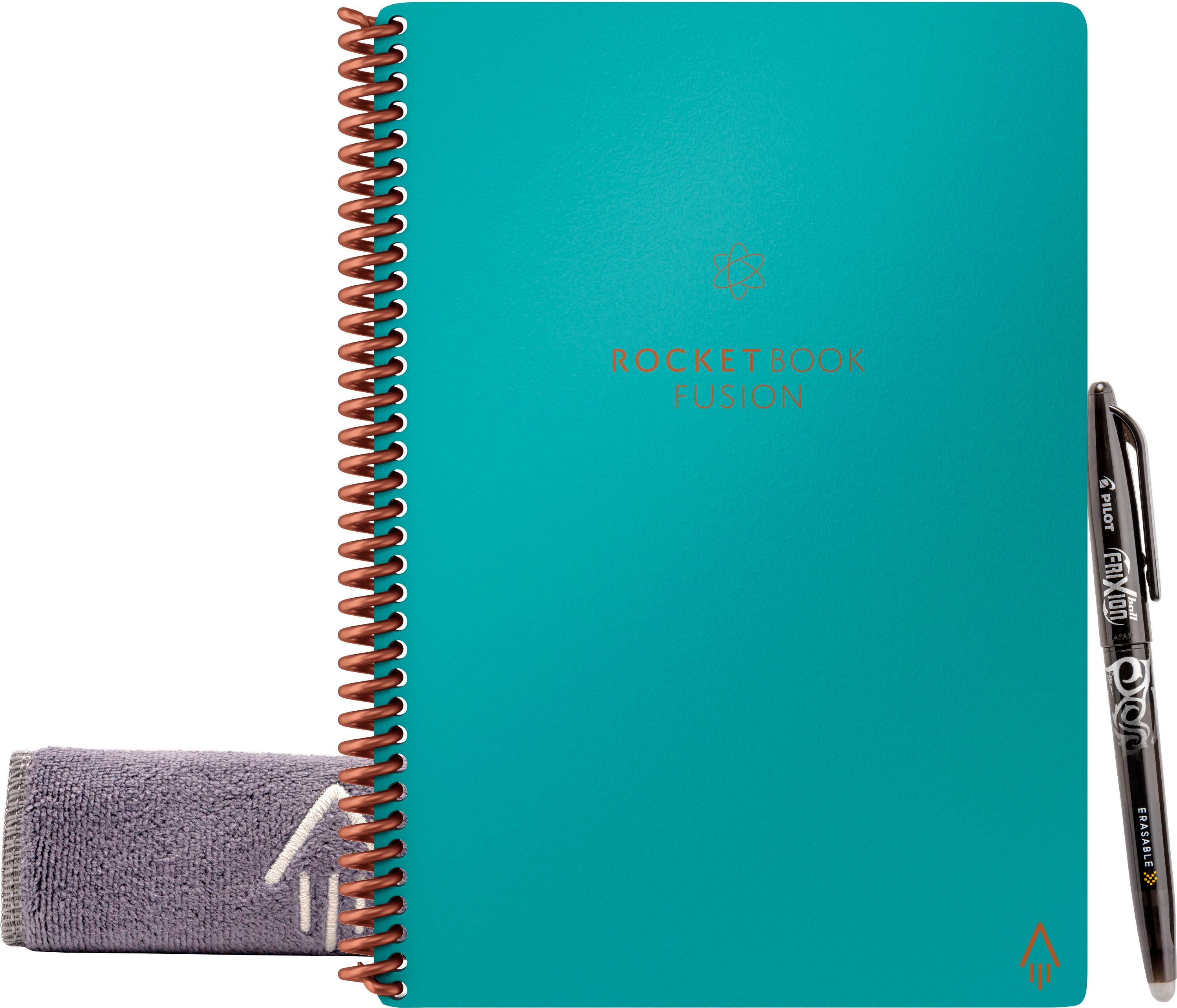 Rocketbook - Fusion Smart Reusable Notebook 7 Page Styles 6" x 8.8" - Neptune Teal