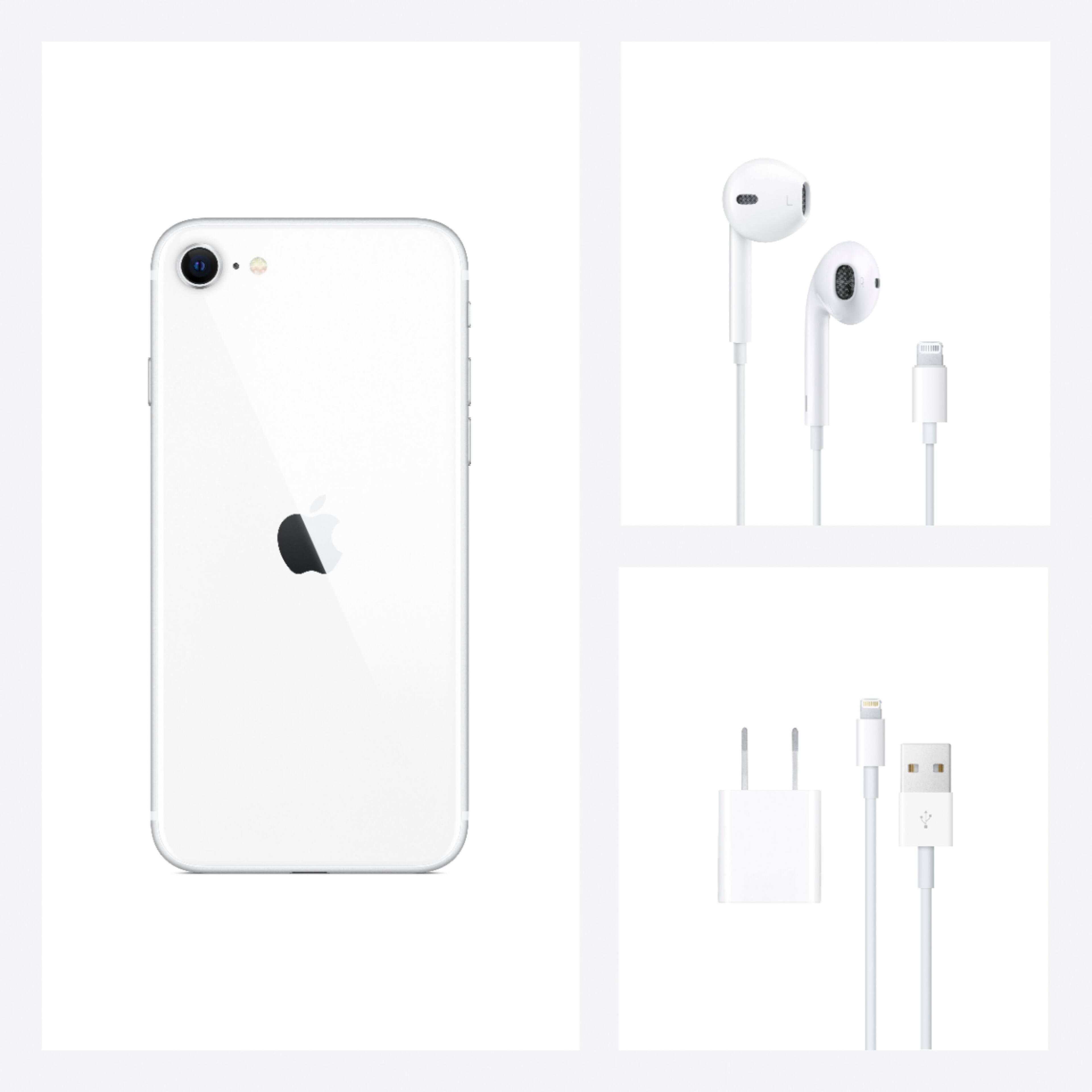 Alt View 16. Apple - iPhone SE (2nd generation) with 64GB Memory Prepaid Cell Phone.