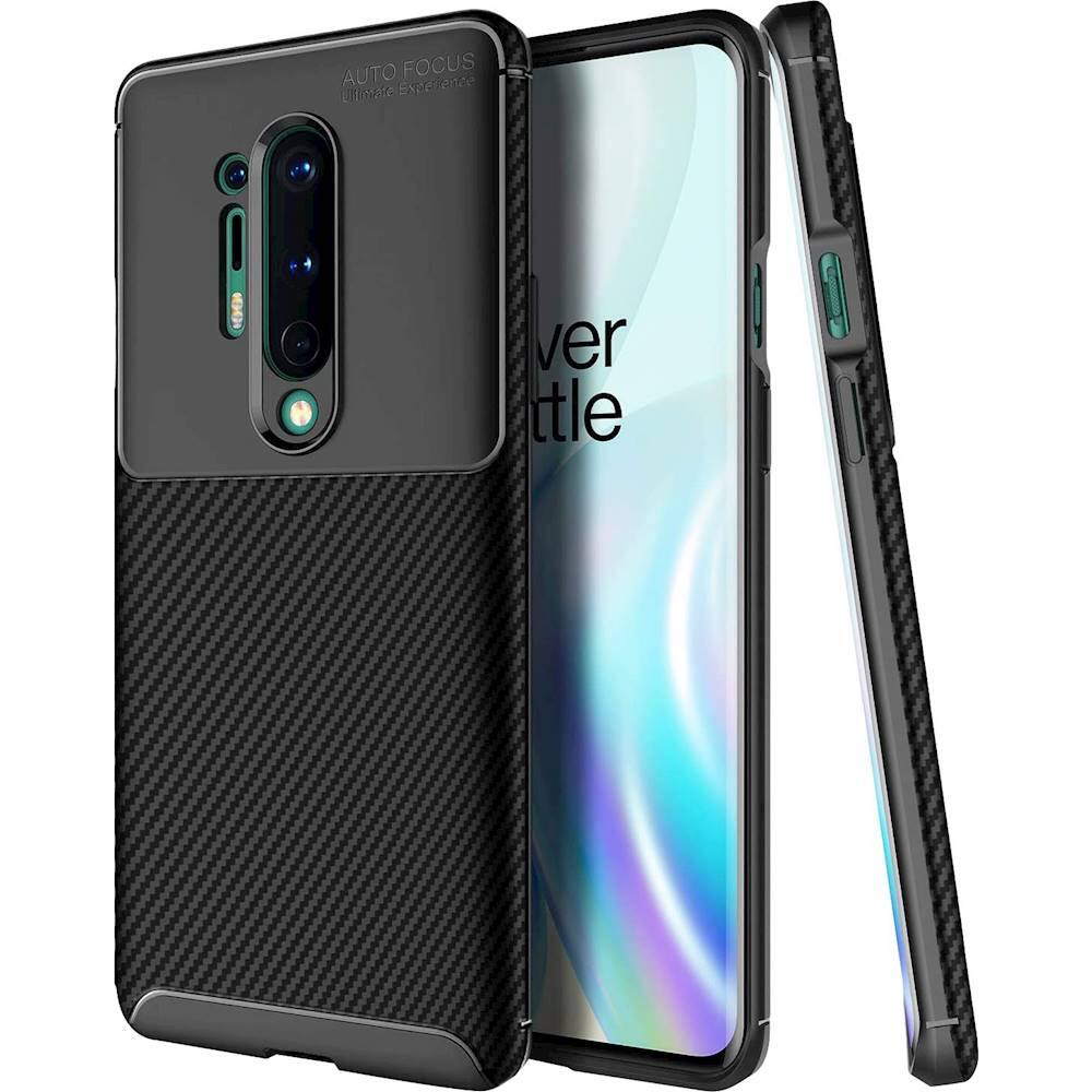 Alt View 12. SaharaCase - Prestige Series Case for OnePlus 8 Pro - Black.