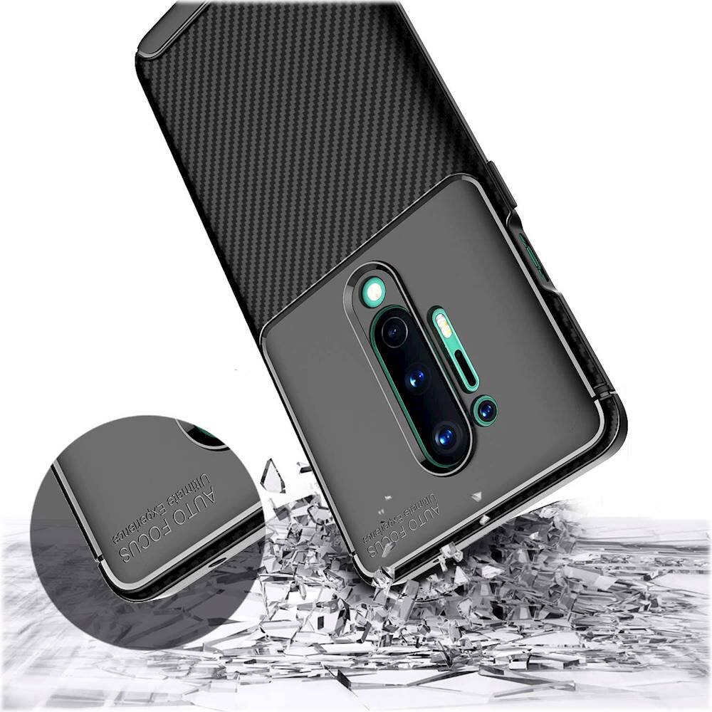 Alt View 17. SaharaCase - Prestige Series Case for OnePlus 8 Pro - Black.