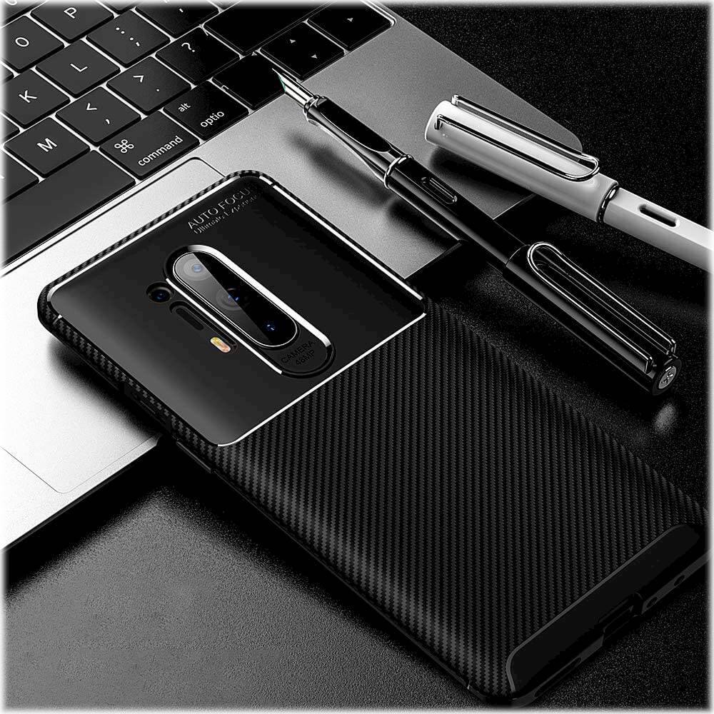 Alt View 18. SaharaCase - Prestige Series Case for OnePlus 8 Pro - Black.