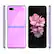 Angle. SaharaCase - Crystal Series Skin Case for Samsung Galaxy Z Flip and Z Flip 5G - Clear.